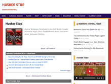 Tablet Screenshot of huskerstop.com